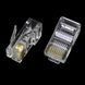 RJ45 Ethernet CAT5 сетевой разъем 8P8C (латунные контакты) 1478 фото 1