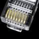 RJ45 Ethernet CAT5 сетевой разъем 8P8C (латунные контакты) 1478 фото 2