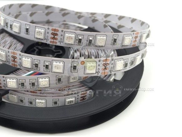 5050 Red 60LED/м Світлодіодна стрічка DC12V 001613 фото
